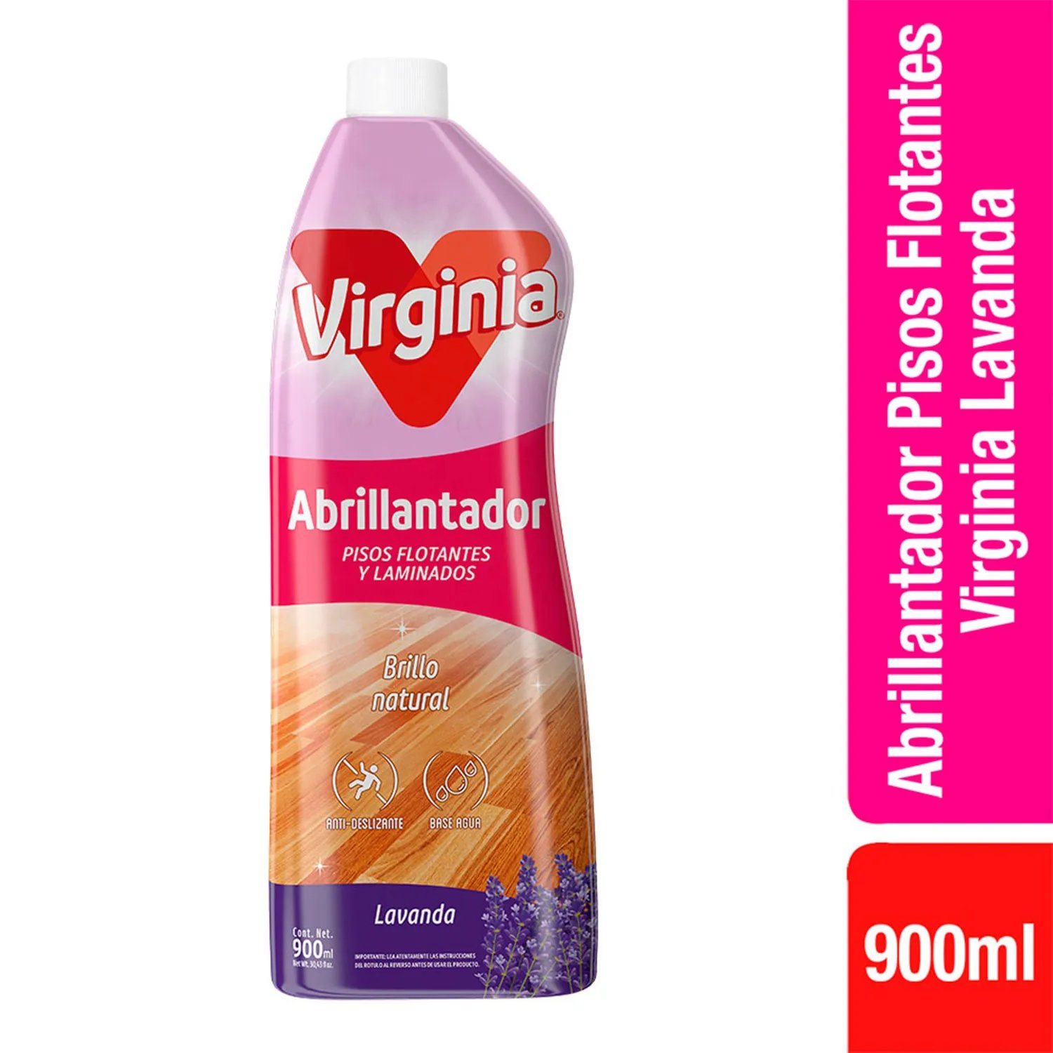ABRILLANTADOR P/FLOTANTE LAVANDA VIRGINIA *900GRS.