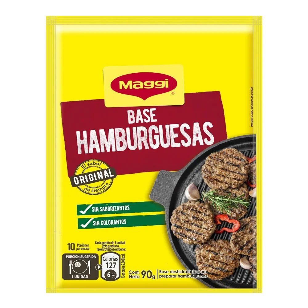 BASE HAMBURGUESA 18*90GR.  MAGGI                  