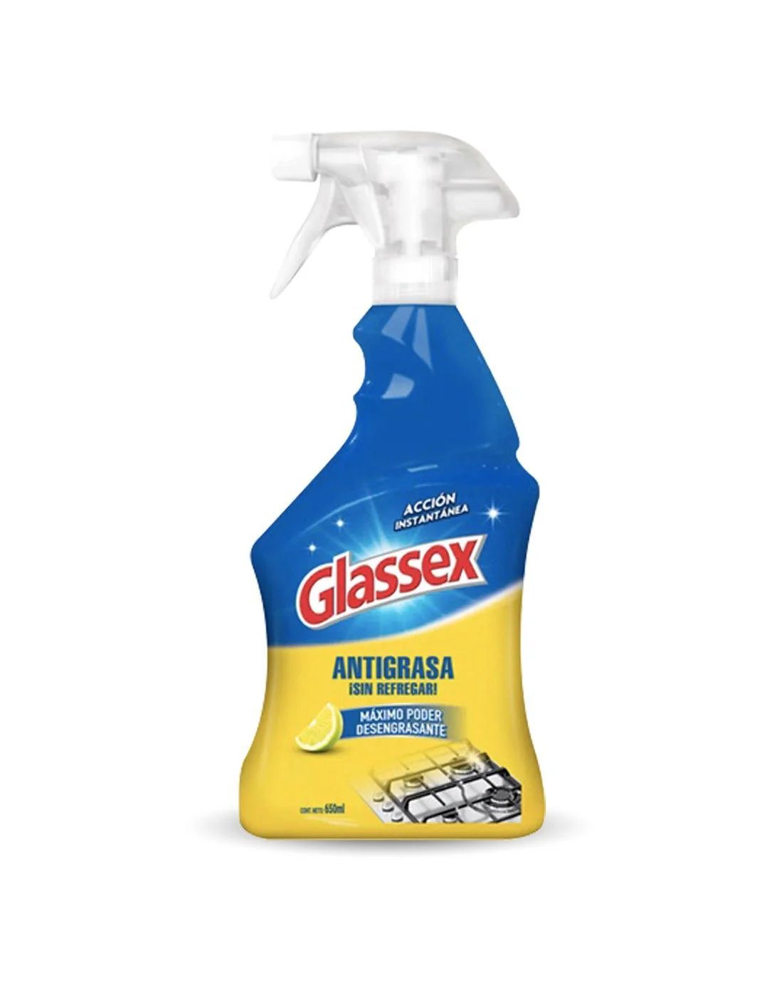 LIMPIADOR ANTIGRASA GAT. GLASSEX *650CC           