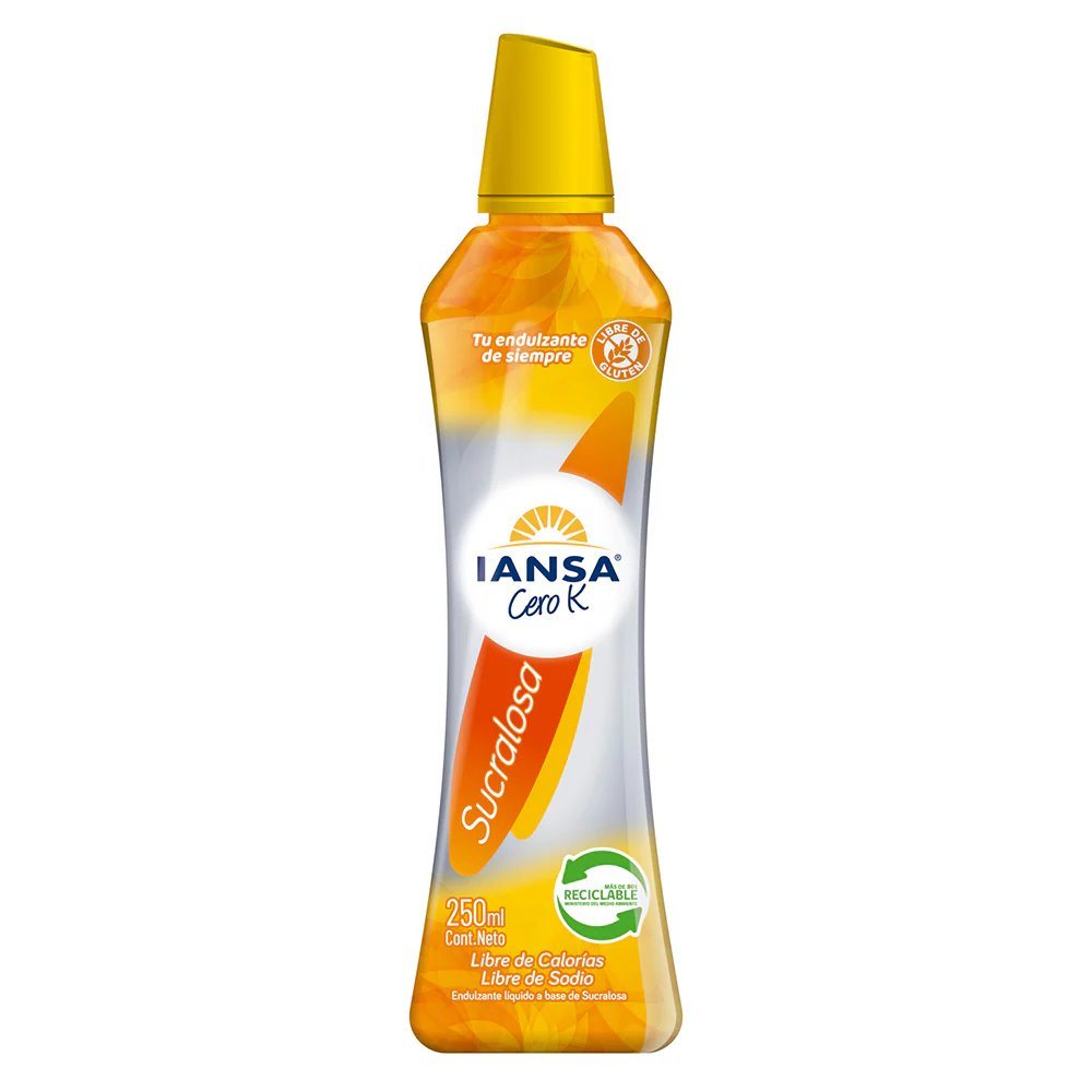 ENDULZANTE CERO K SUCR. IANSA 4*250ML             