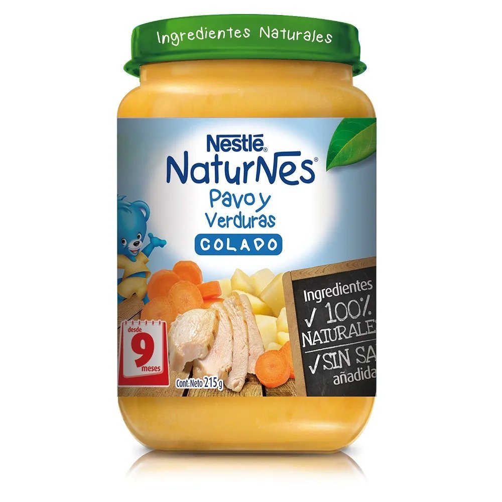 COLADOS PAVO VERDURA 4X6X215GRS.  NESTLE          