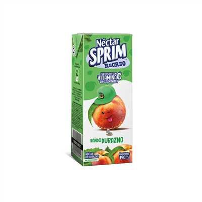 NECTAR SPRIM SLIM DURAZNO 8*3*190ML               