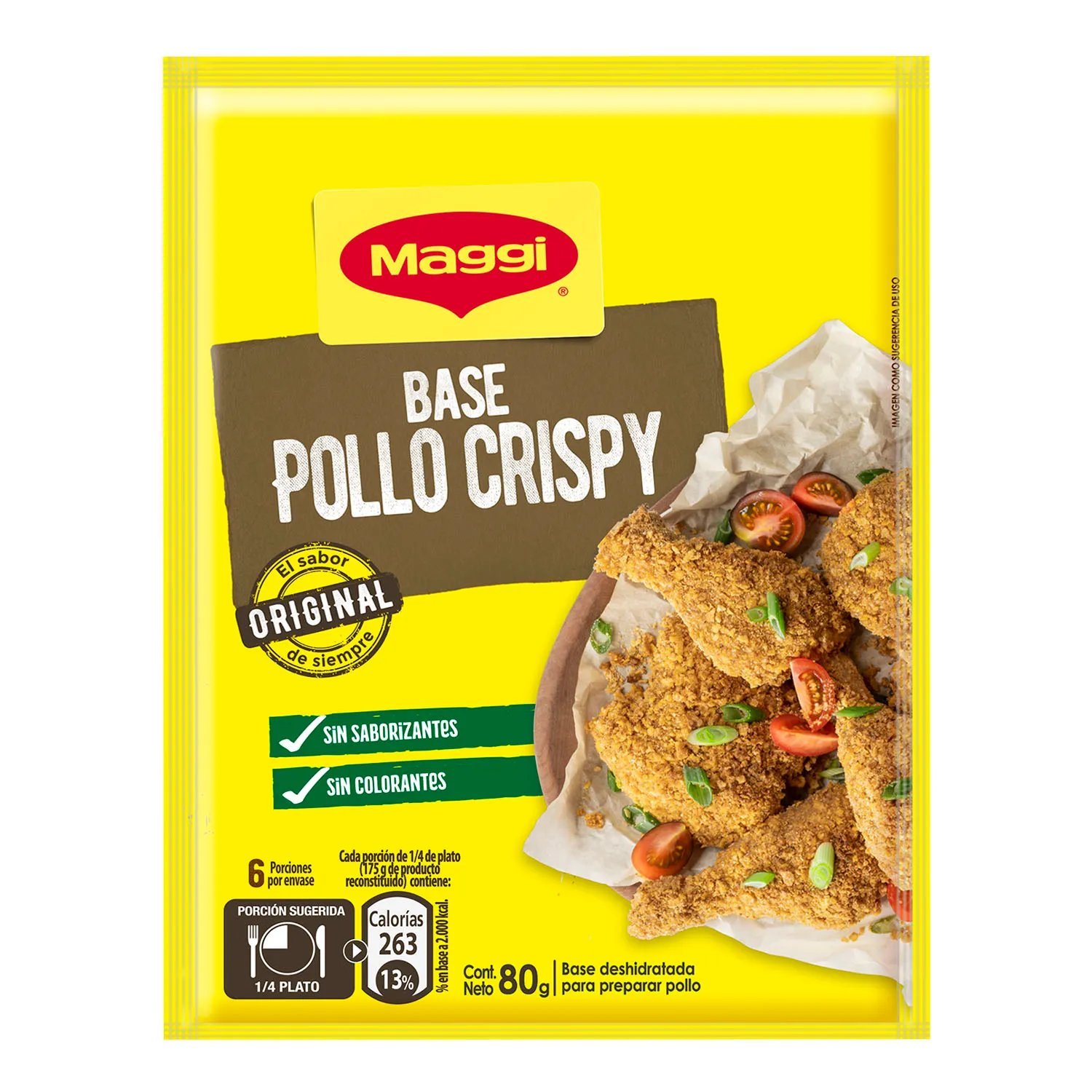 BASE POLLO CRISPY DELIC  18*80GRS. MAGGI          
