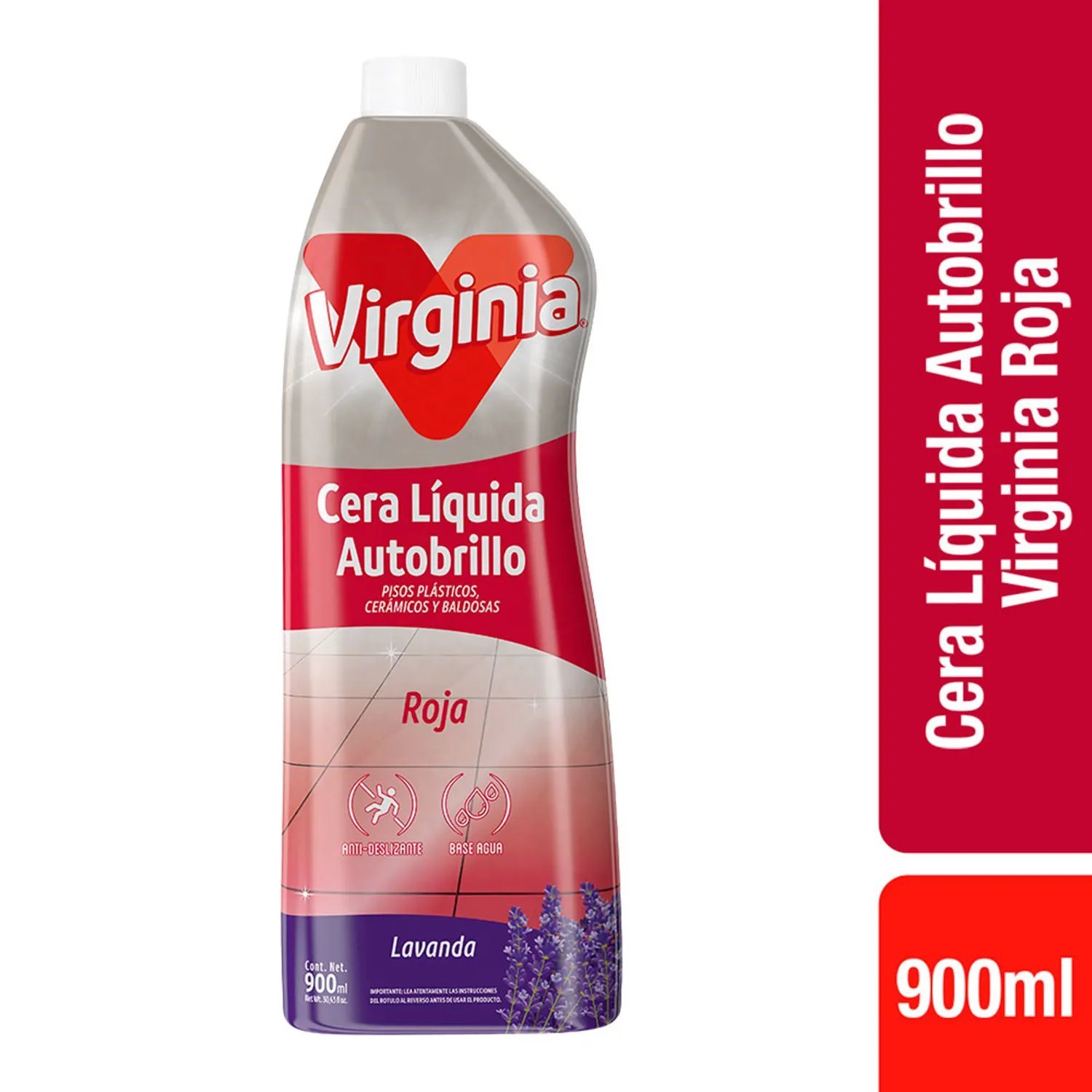 CERA BRILLO INST. ROJA 12*900ML. VIRGINIA         
