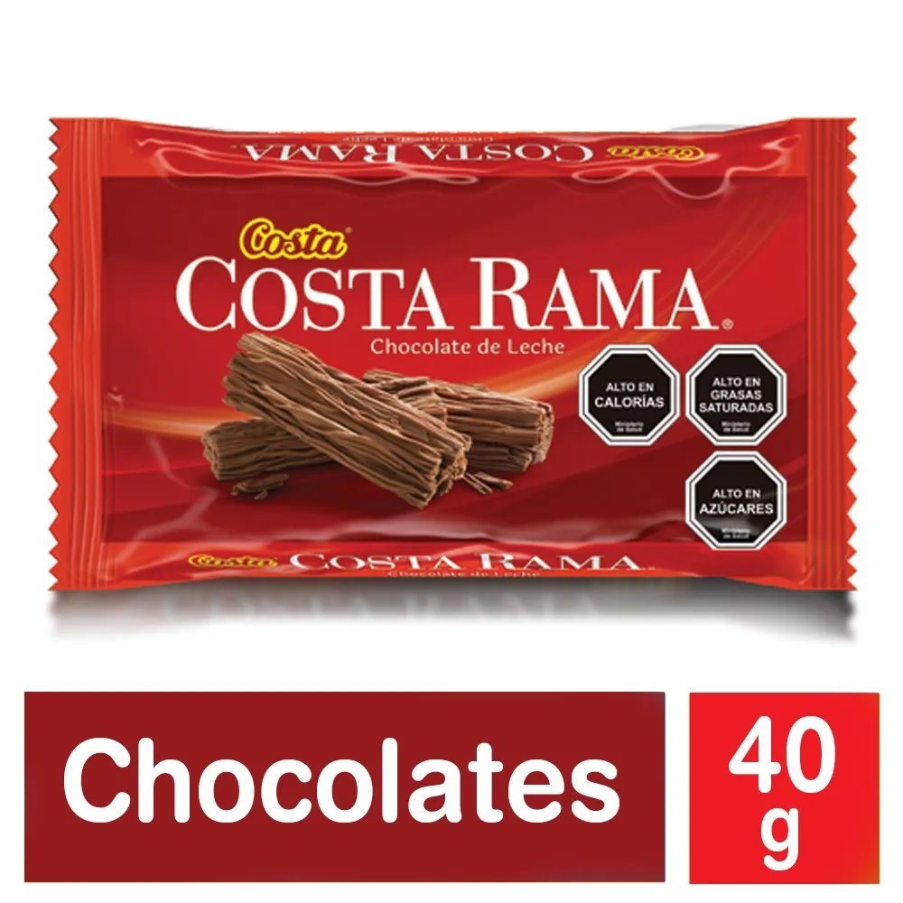 CHOCOLATE COSTA RAMA DISPLAY 4*18*40GR            