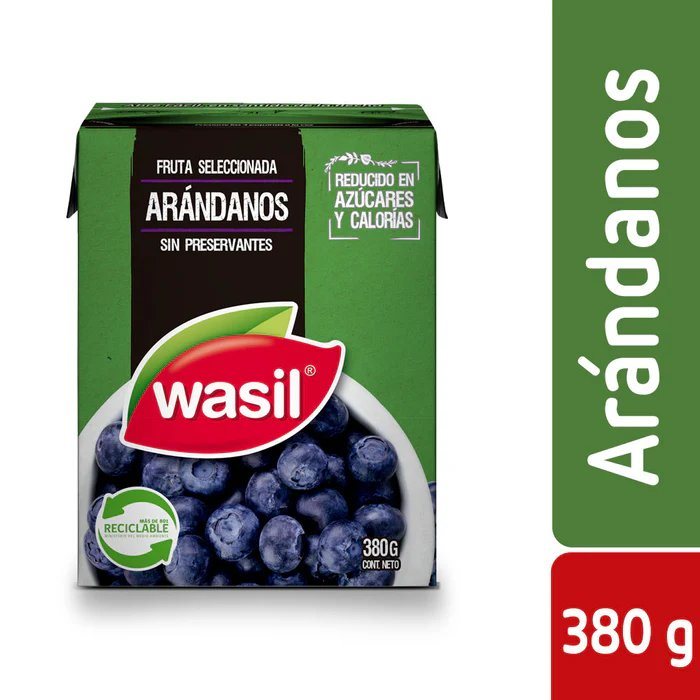 ARANDANO WASIL 16*380GRS.                         