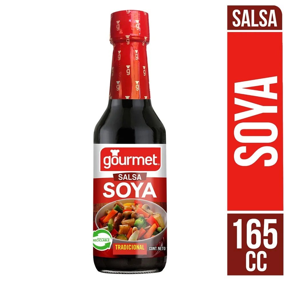 SALSA DE SOYA GOURMET  165cc                      