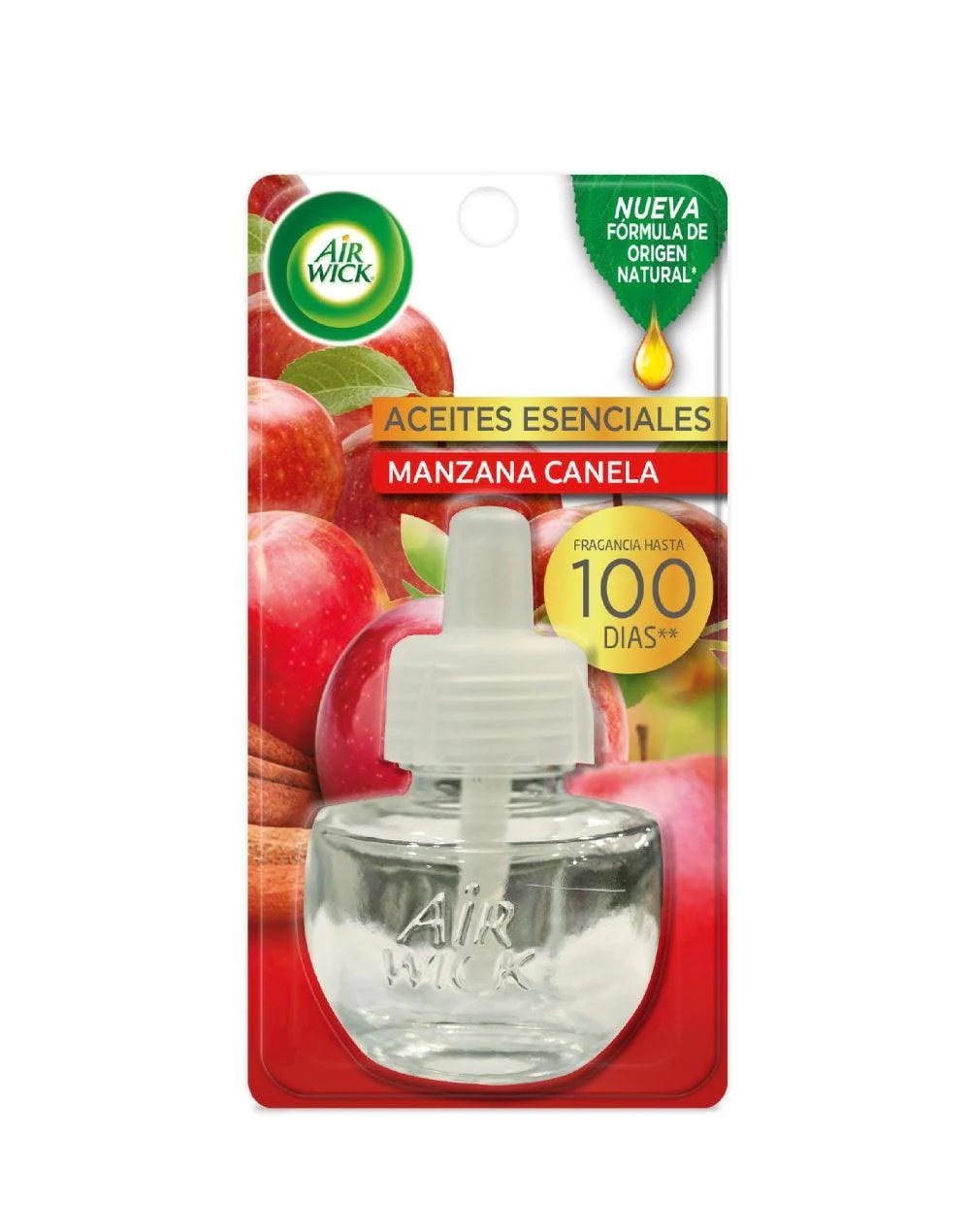 AIRWICK ELECT APAR. MANZANA CANELA 21ML 1REPUESTO 
