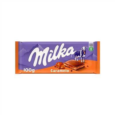 CHOC. TABLETA MILKA CARAMELO *100GRS.             