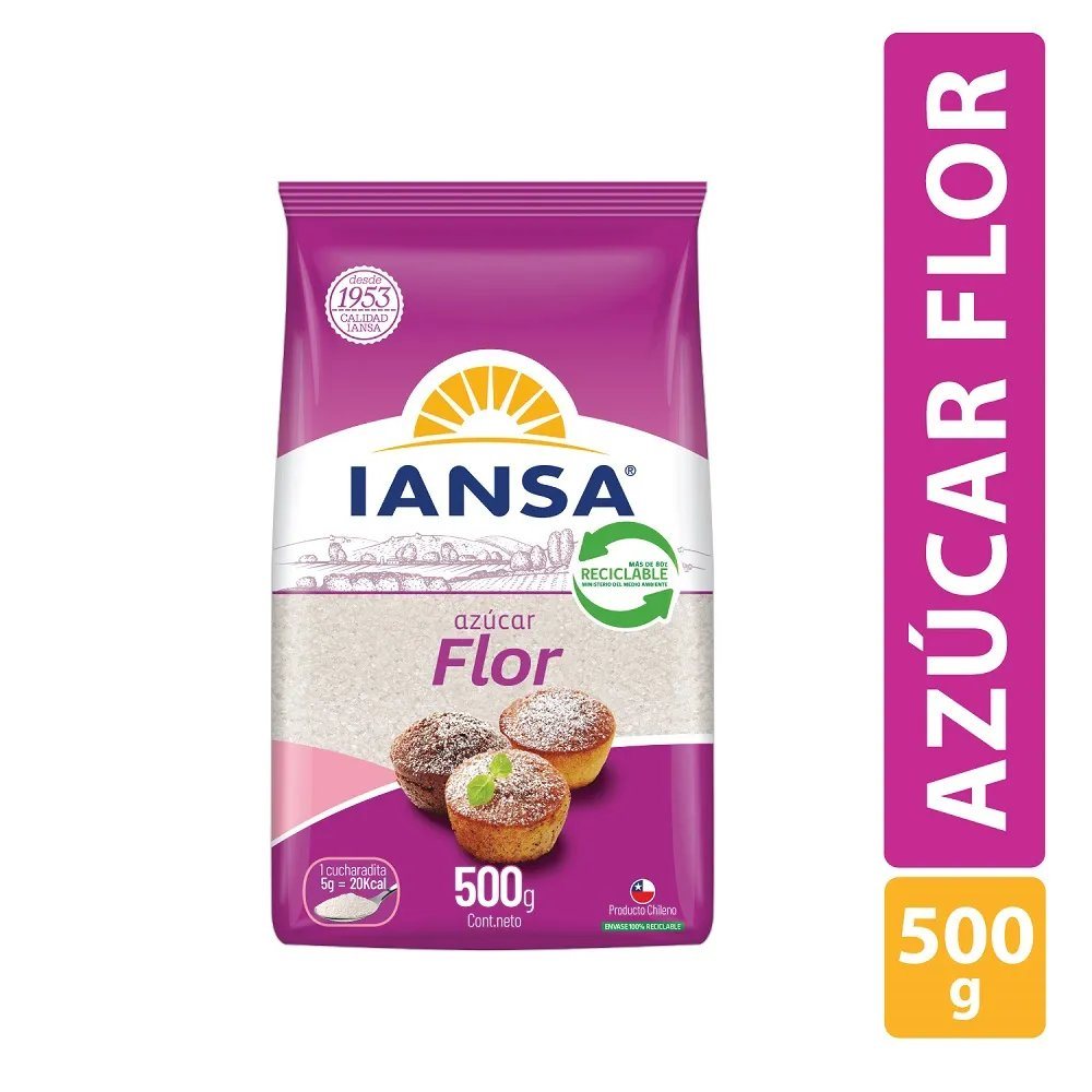 AZÚCAR FLOR IANSA 500G                            