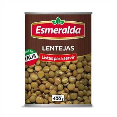 LENTEJAS ESMERALDA 24*400GRS                      