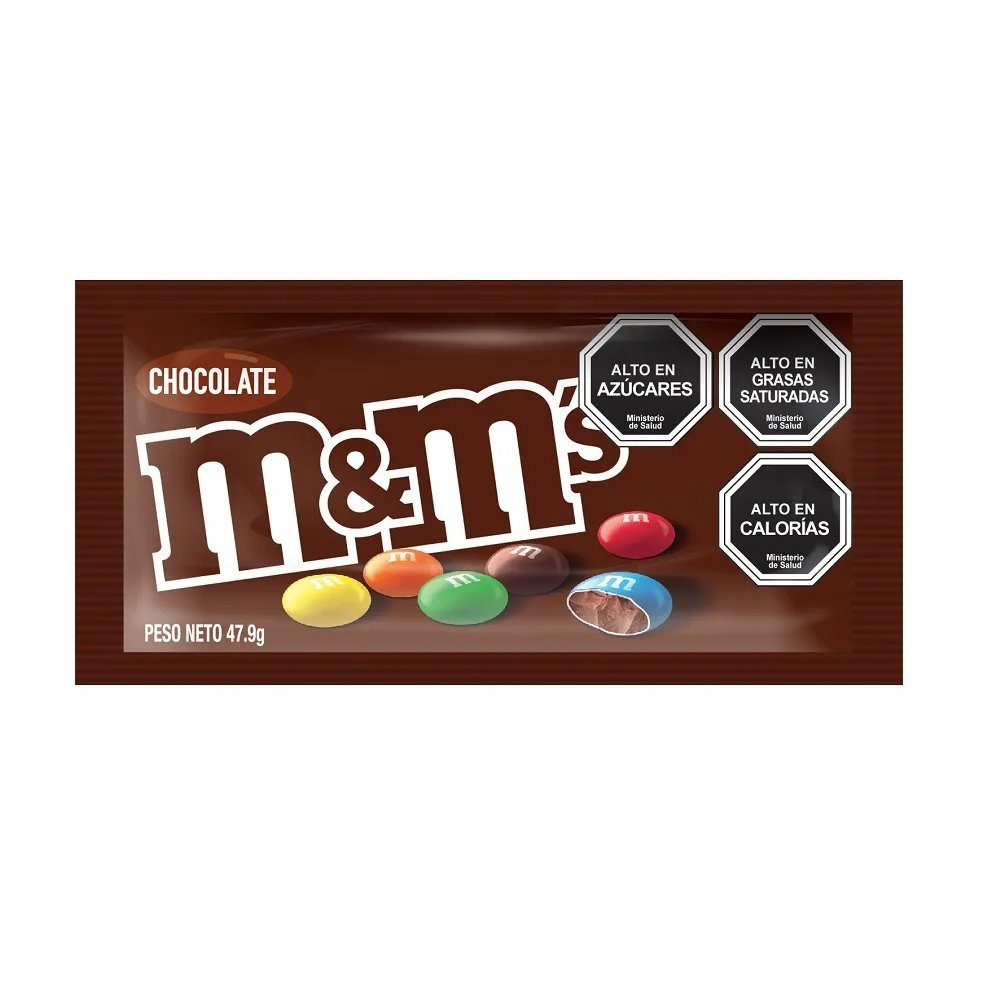 M&M CHOCOLATE SINGLES 48 GRS                      