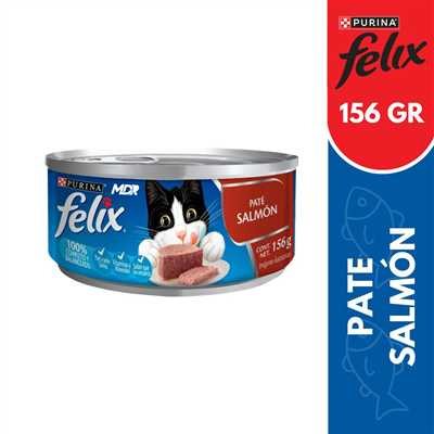 FELIX PURINA PATÉ SALMON 24*156GRS.               
