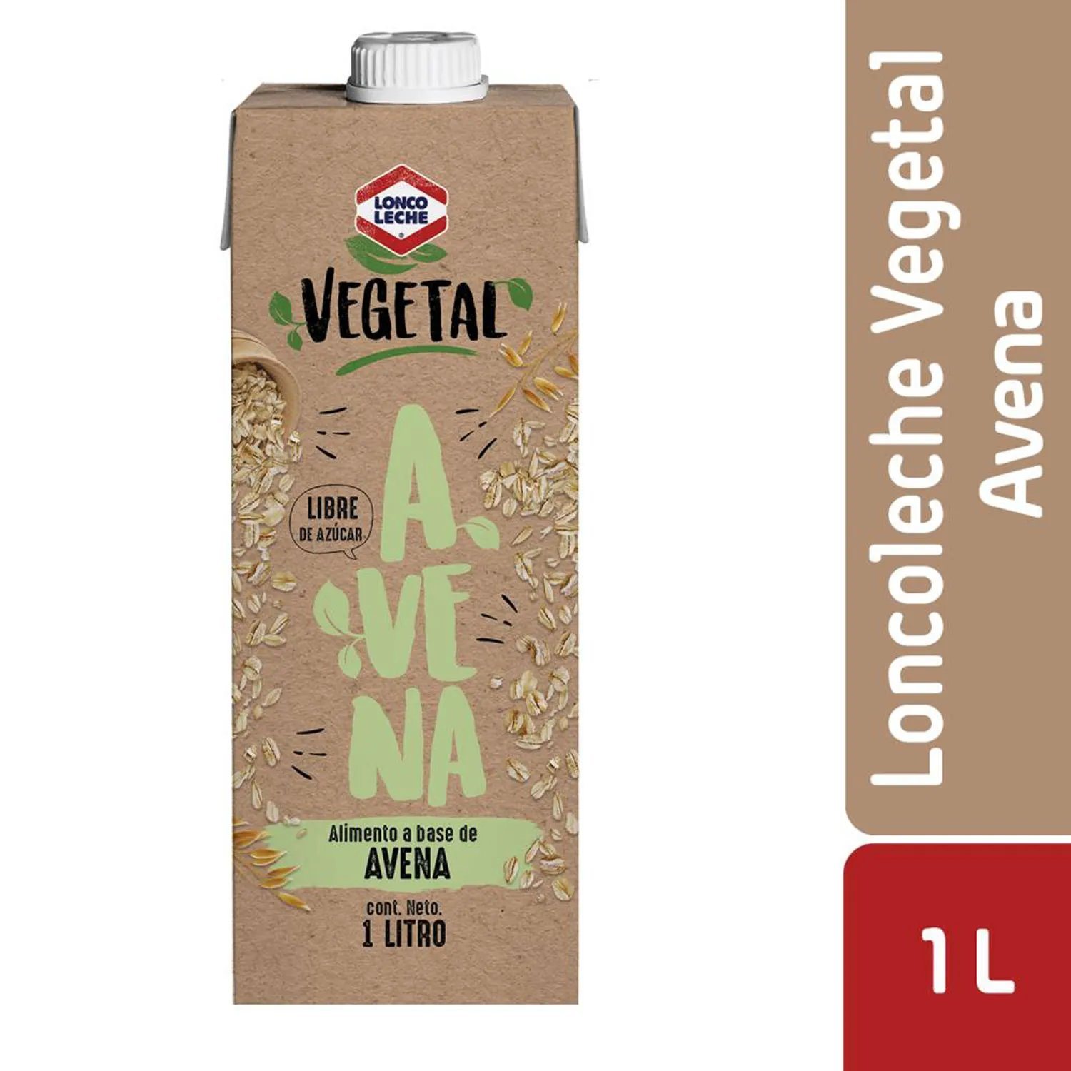 BEBIDA VEGETAL AVENA S/AZUCAR LONCOLECHE 1L       