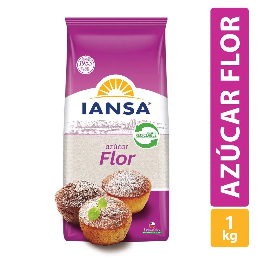 AZUCAR FLOR IANSA 1KG                             