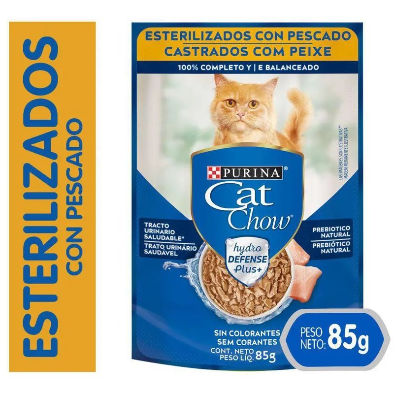 CATCHOW POUCH ESTERILIZADO PESCADO 85GR           