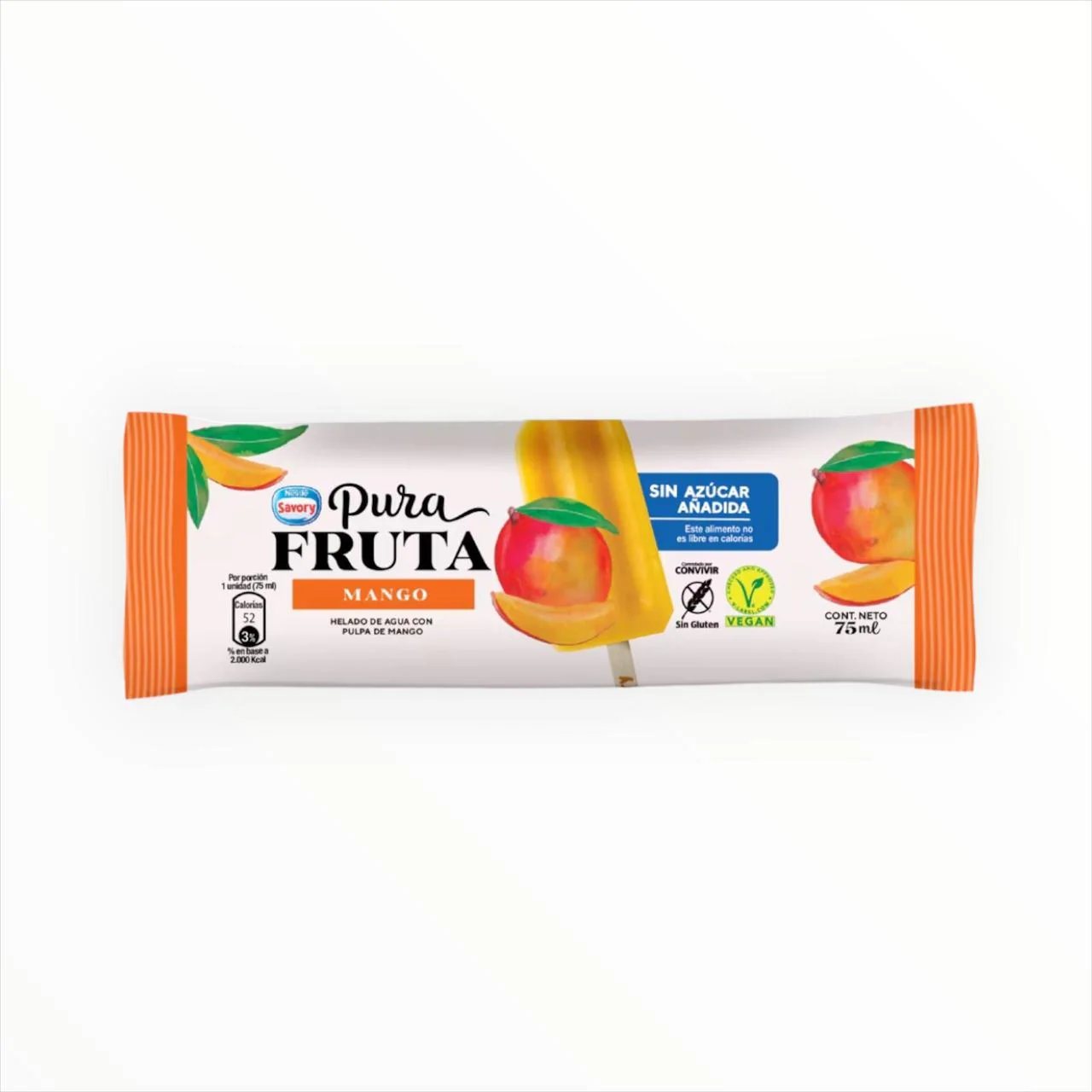 HELADO PURA FRUTA MANGO S/A 75ML                  
