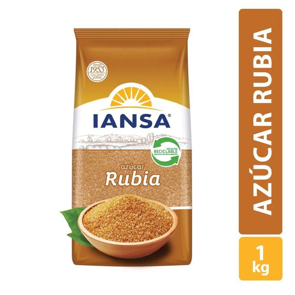AZUCAR RUBIA 1KG IANZA                            