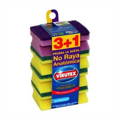 ESPONJA ACANALADA 3+1 CLASICA                     