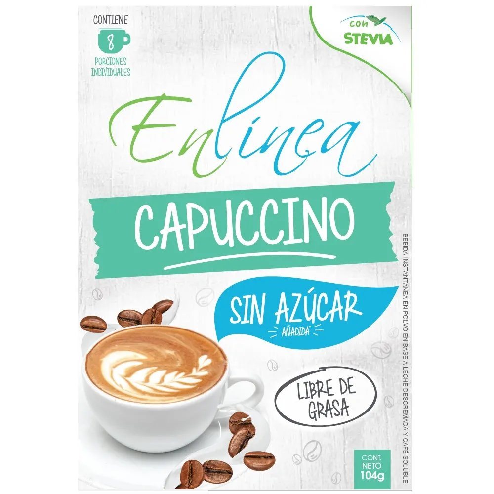 CAFE CAPUCCINO S/AZUCAR EN LINEA 104GR            