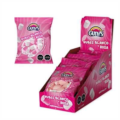 GUNYS MARSHMALLOWS NUBES BLANCO Y ROSA 60grs      