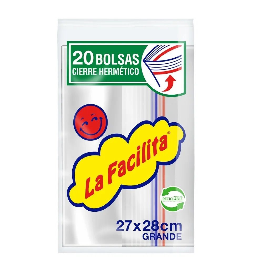 BOLSA FACILITA 27X28 20unid                       