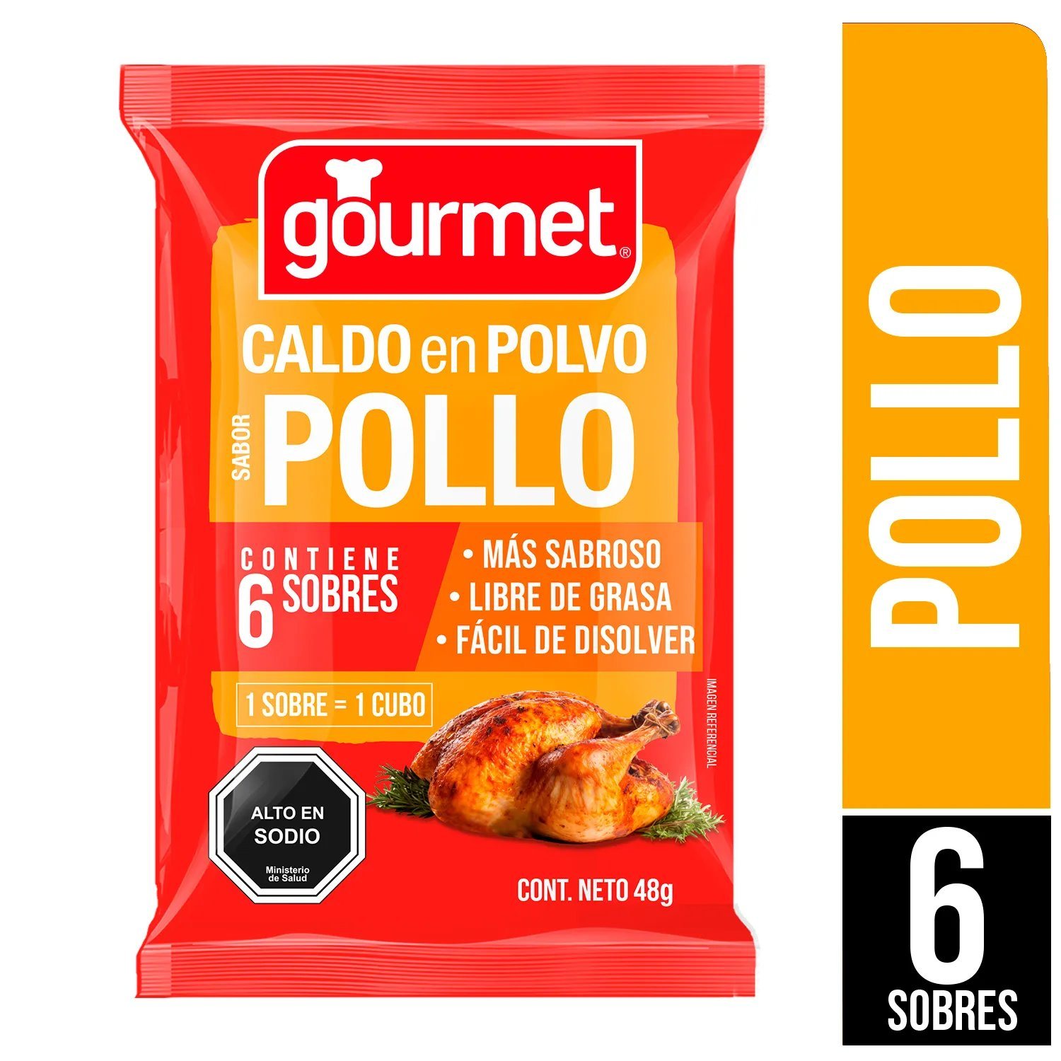 CALDO POLVO POLLO 48 GRS                          