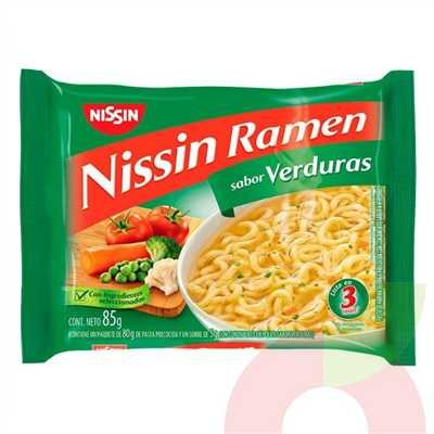FIDEOS NISSIN RAMEN VERDURAS 85gr                 