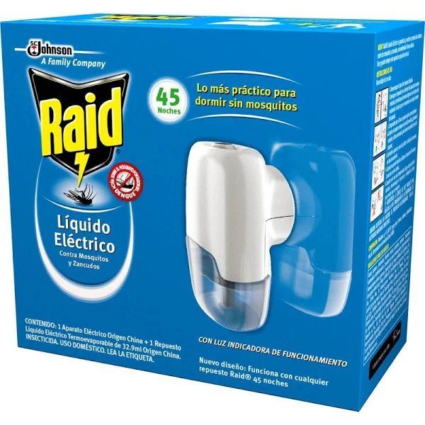 INSECTICIDA ELECTRICO APARATO RAID *32.9ML        