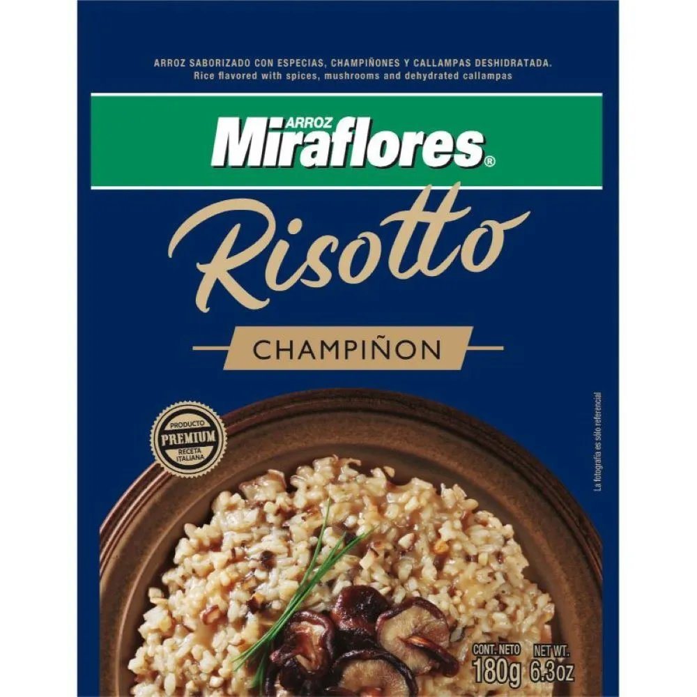 RISOTTO MIRAFLORES 400grs X12                     