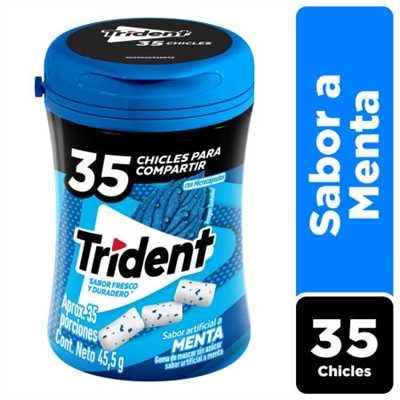CHICLE BOTELLA MENTA 49grs TRIDENT                