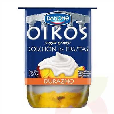 YOG. GRIEGO CF DURAZNO 150grs OIKOS               