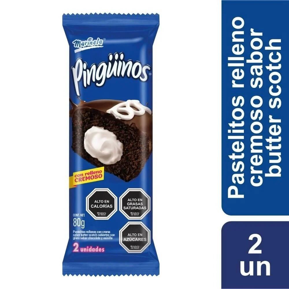 PINGUINO 2 PZAS 80grs MARINELA                    