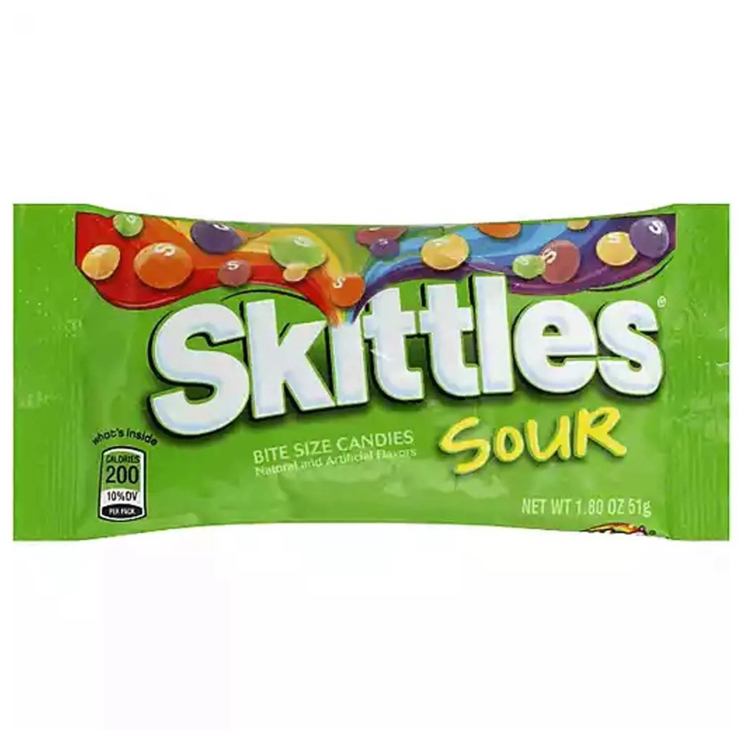SKITTLES SOUR SINGLES 51grs                       