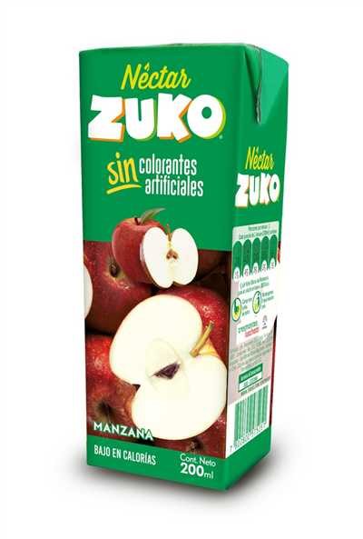 ZUKO NECTAR MANZANA 200cc                         