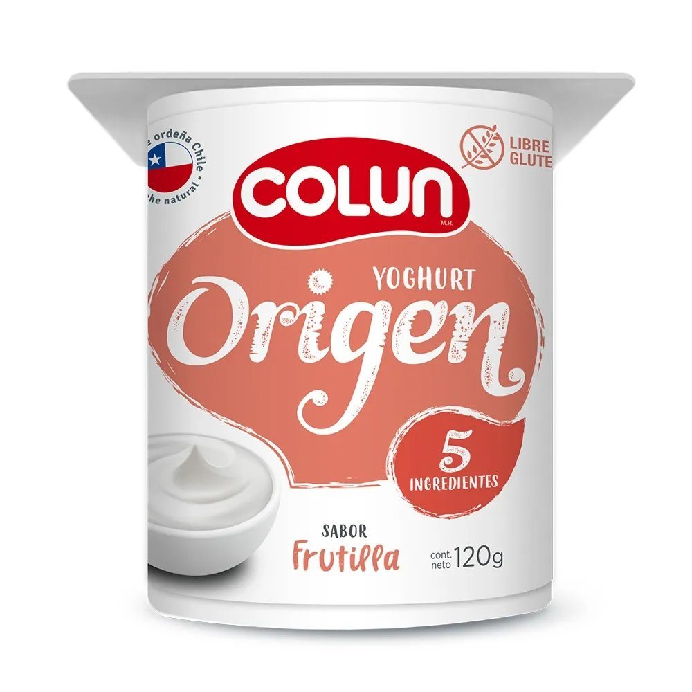 YOG. COLUN ORIGEN FRUTILLA *120G                  