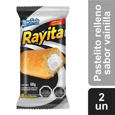 MARINELA RAYITA VAINILLA 2UN *60 GR               