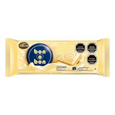 TABLETA BON O BON BLANCO 95GRS (X15)              