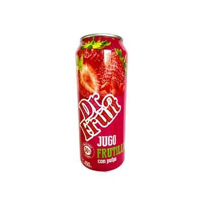 JUGO LATA FRUTILLA DR FRUIT 490ML                 