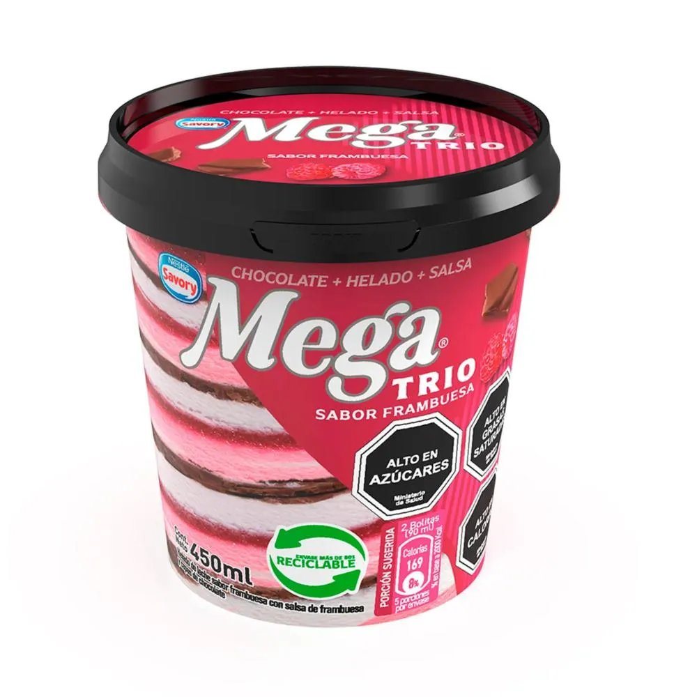 SAVORY MEGA TRIO FRAMBUESA 8X450 ML               