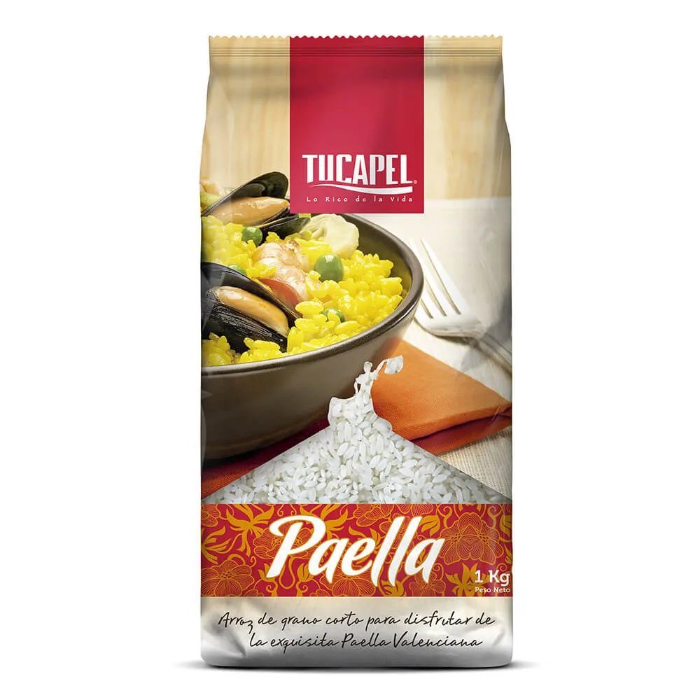 ARROZ PAELLA 10X1KG TUCAPEL                       
