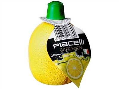 JUGO CONCENTRADO DE LIMON 200ml PIACELLI          