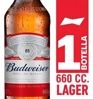 CERV BUDWEISER VD 660CC X 12                      