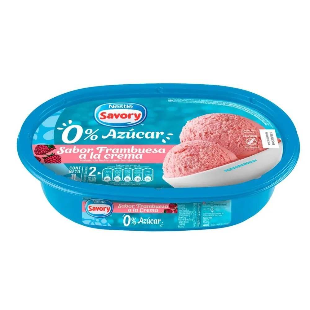 SAVORY 0% FRAMBUESA CREMA 6X1LT                   