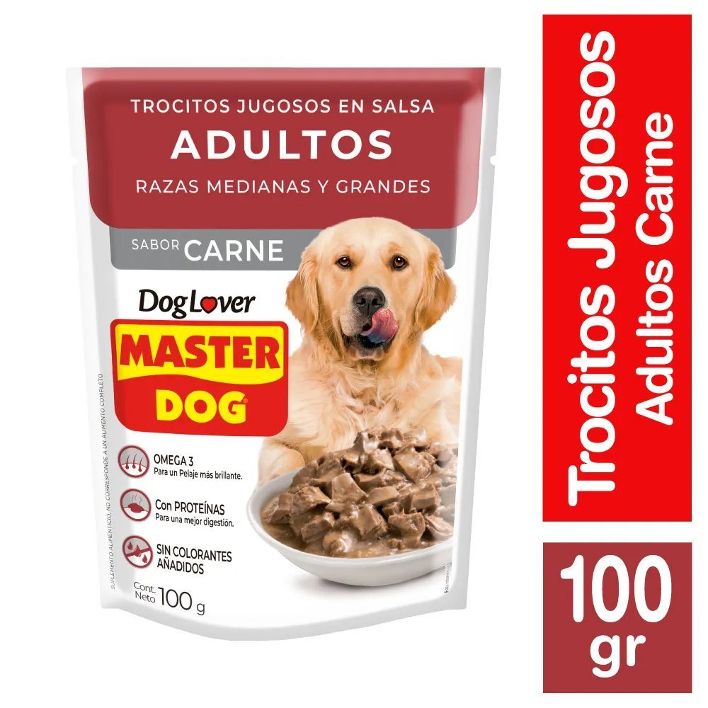 SACHET DOG TROCITOS DE CARNE 24X100 GR            