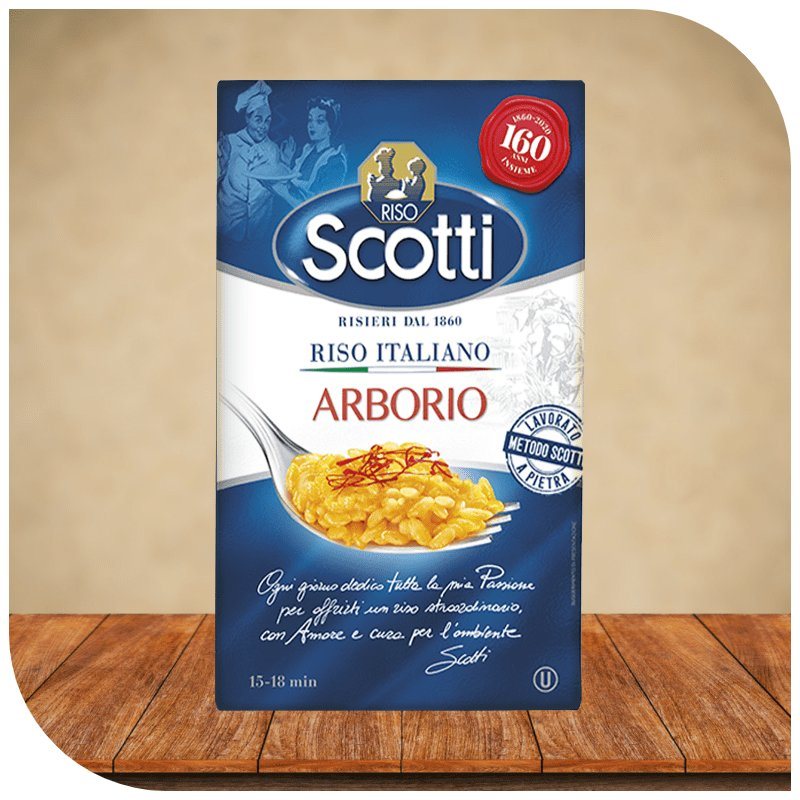 ARROZ ARBORIO 1KG SCOTTI                          