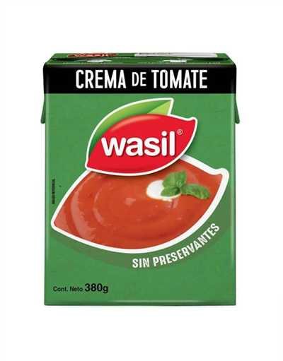 CREMA TOMATE TETRA 16X380 GR WASIL                
