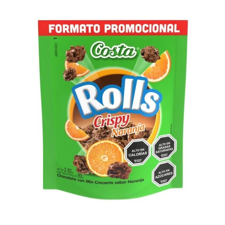 ROLLS CRISPY NARANJA COSTA 1*80GR                 
