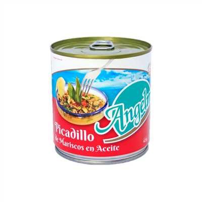 PICADILLO MARISCOS ACEITE 24X425 GRS ANGELMO      