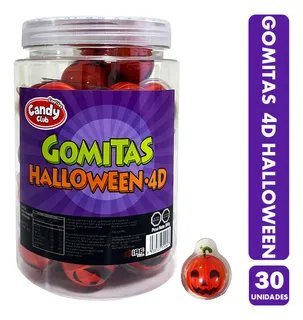 HALLOWEN GOMITAS CALABAZAS 30 UND                 